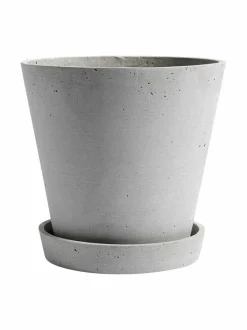 Ruukut & Istutusastiat<HAY Ruukku ja aluslautanen ø 21,5 cm
