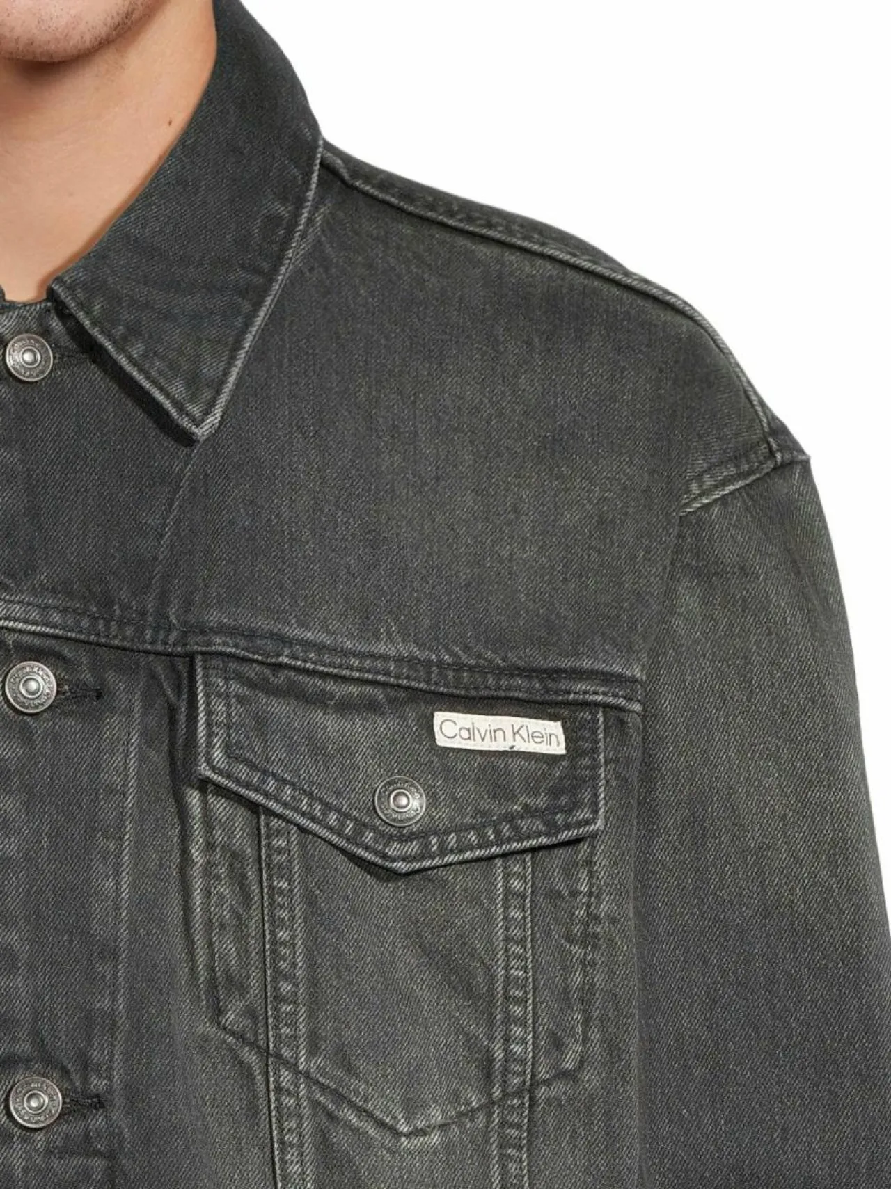 Calvin Klein Jeans 90's Black Fog -farkkutakki^ Takit