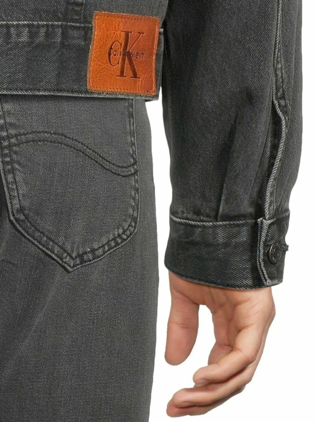Calvin Klein Jeans 90's Black Fog -farkkutakki^ Takit
