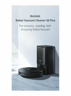360 Robot S8 Plus -robottipölynimuri tyhjennystelakalla^ Pölynimurit