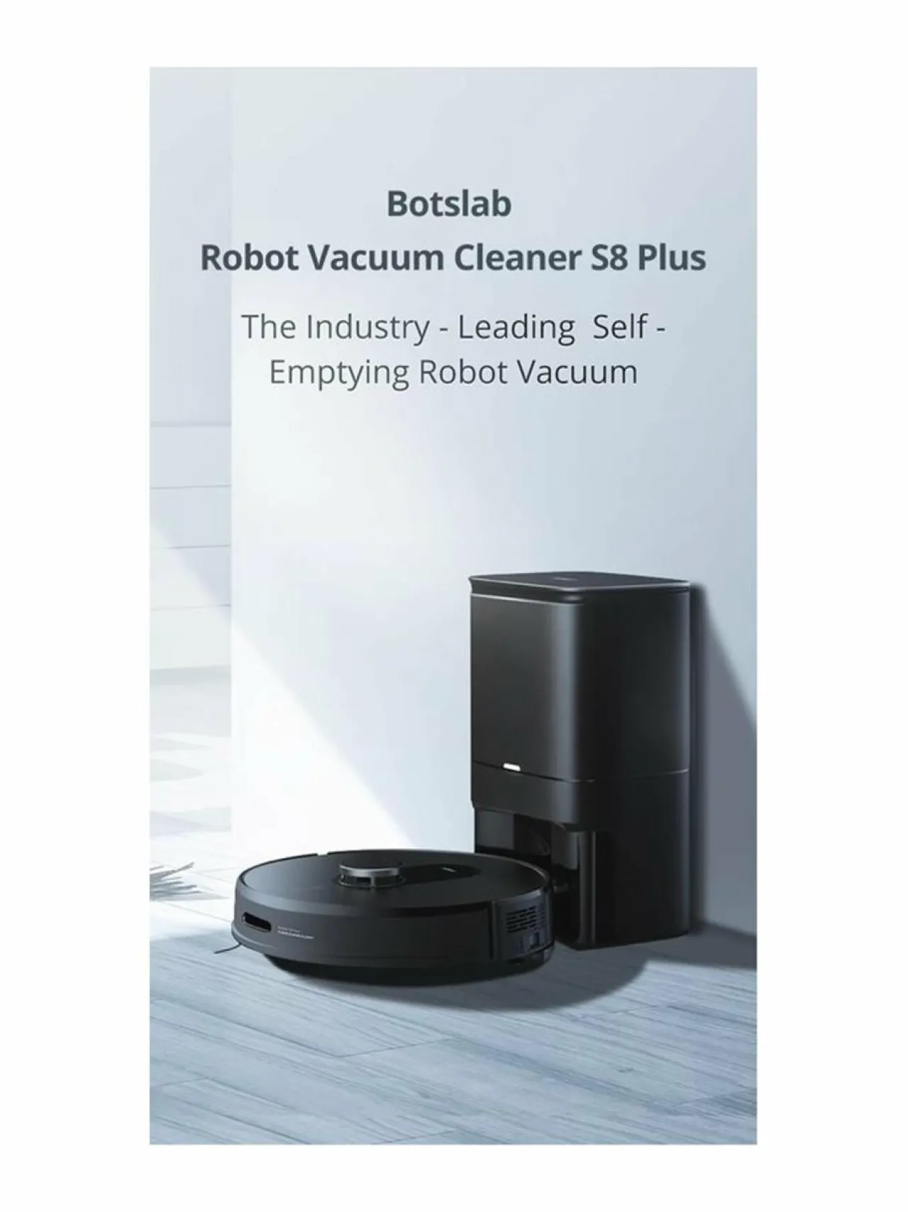 360 Robot S8 Plus -robottipölynimuri tyhjennystelakalla^ Pölynimurit