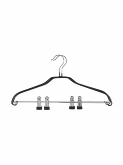 Säilytys<Casa Stockmann Saco- metallinen vaateripustin 2 kpl BLACK