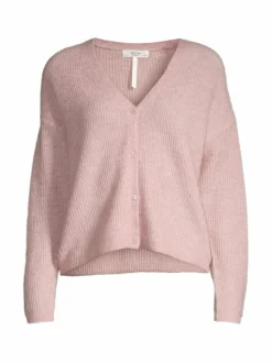 Neuleet<NOOM Sade-neuletakki ROSE MEL