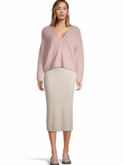 Neuleet<NOOM Sade-neuletakki ROSE MEL
