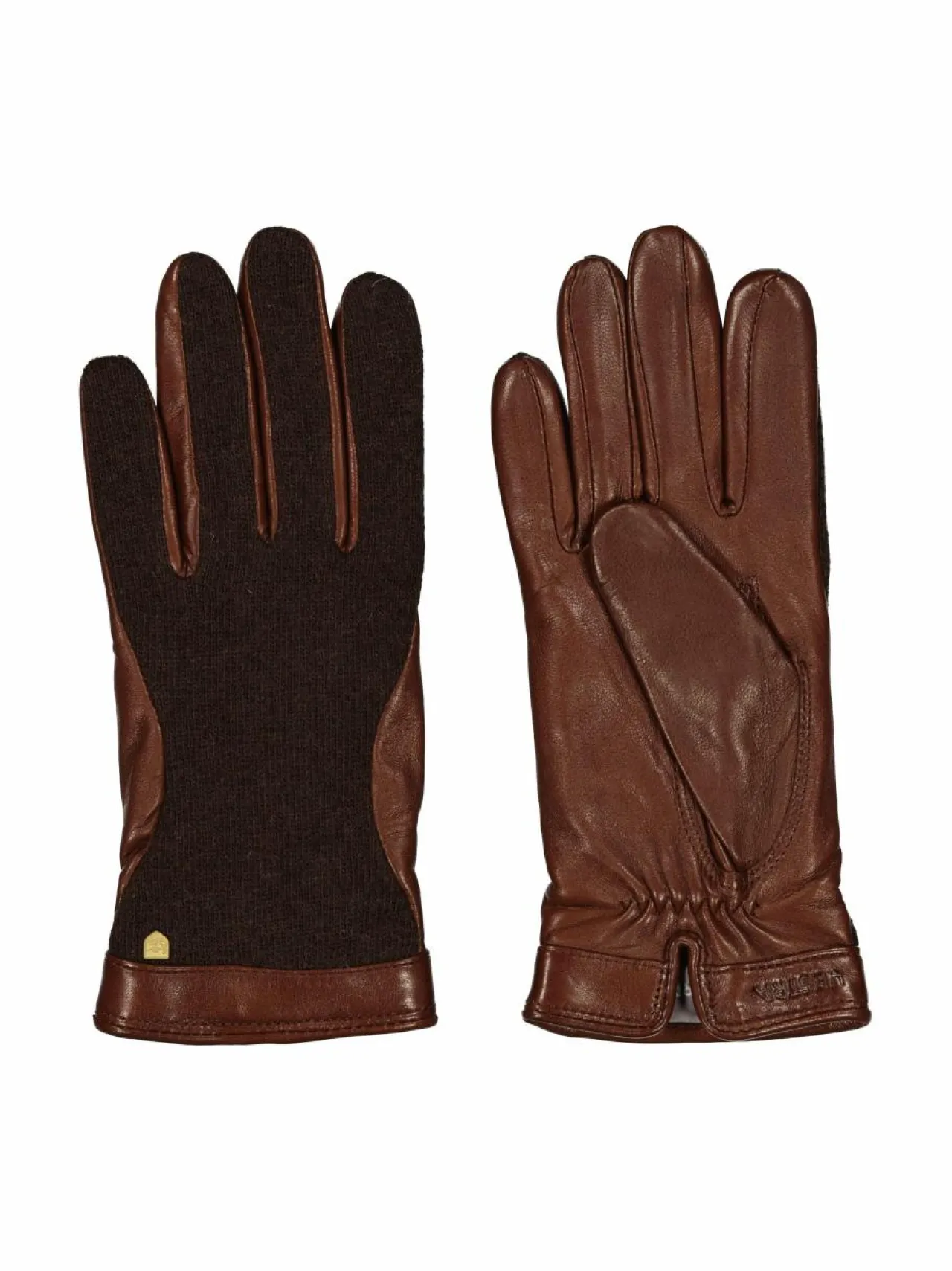 Käsineet<Hestra Saga-nahkakäsineet 780760 ESPRESSO / CHESTNUT