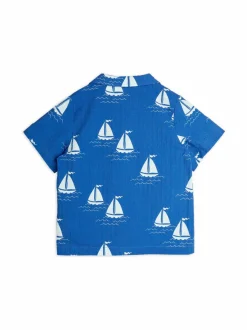 Mini Rodini Sailing Boats -kauluspaita^ T-Paidat