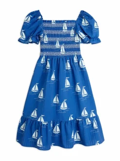 Mini Rodini Sailing Boats -smokkirypytetty mekko^ Mekot & Hameet|Mekot & Hameet