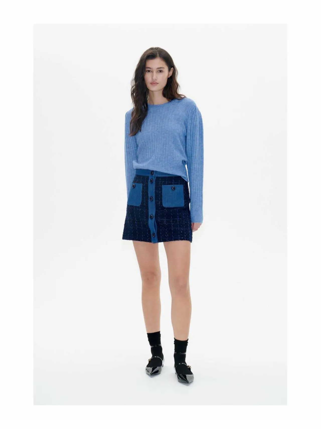 Hameet<Baum und Pferdgarten Salme-bukleehame C7766 BLUE BOUCLE