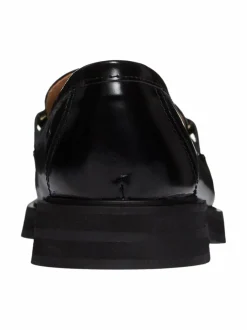 Kävelykengät & Loaferit<Flattered Samantha big chain -nahkaloaferit 001 BLACK