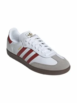 Urheilujalkineet|Tennarit & Sneakerit<adidas Originals Samba-nahkatennarit JH8798 FTWWHT/PRERUB/CGRANI
