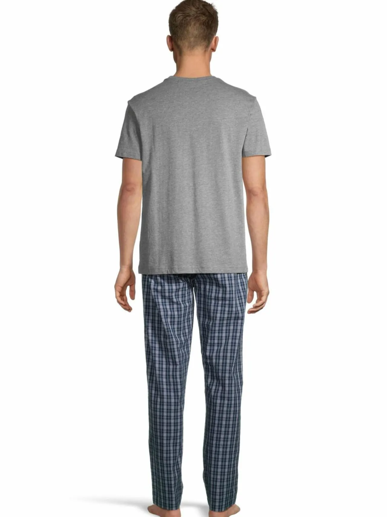 Pyjamat & Kylpytakit<Cap Horn loungewear Sam-popliinipyjama GREY MEL./ BLUE