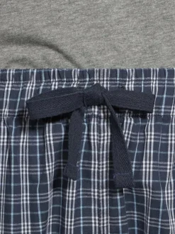 Pyjamat & Kylpytakit<Cap Horn loungewear Sam-popliinipyjama GREY MEL./ BLUE