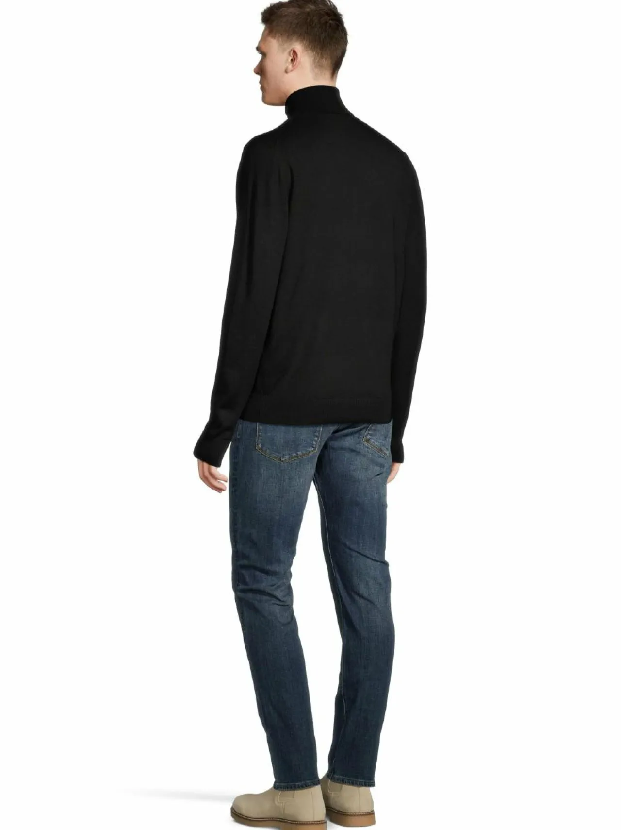 Neuleet<CONSTRUE San Antonio -merinoneulepaita BLACK EC15015