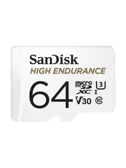 Kamerat<Sandisk High Endurance (U3 / Class 10 / V30) 64GB microSDXC muistikortti