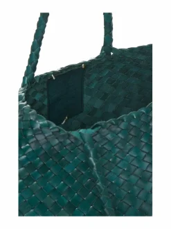 Shopperit<Dragon Diffusion Santa Croce Large -nahkalaukku FOREST