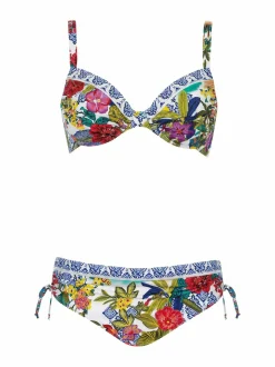Uima-Asut<Sunflair Santorini-bikinit 199 WHITE-MULTICOLOR