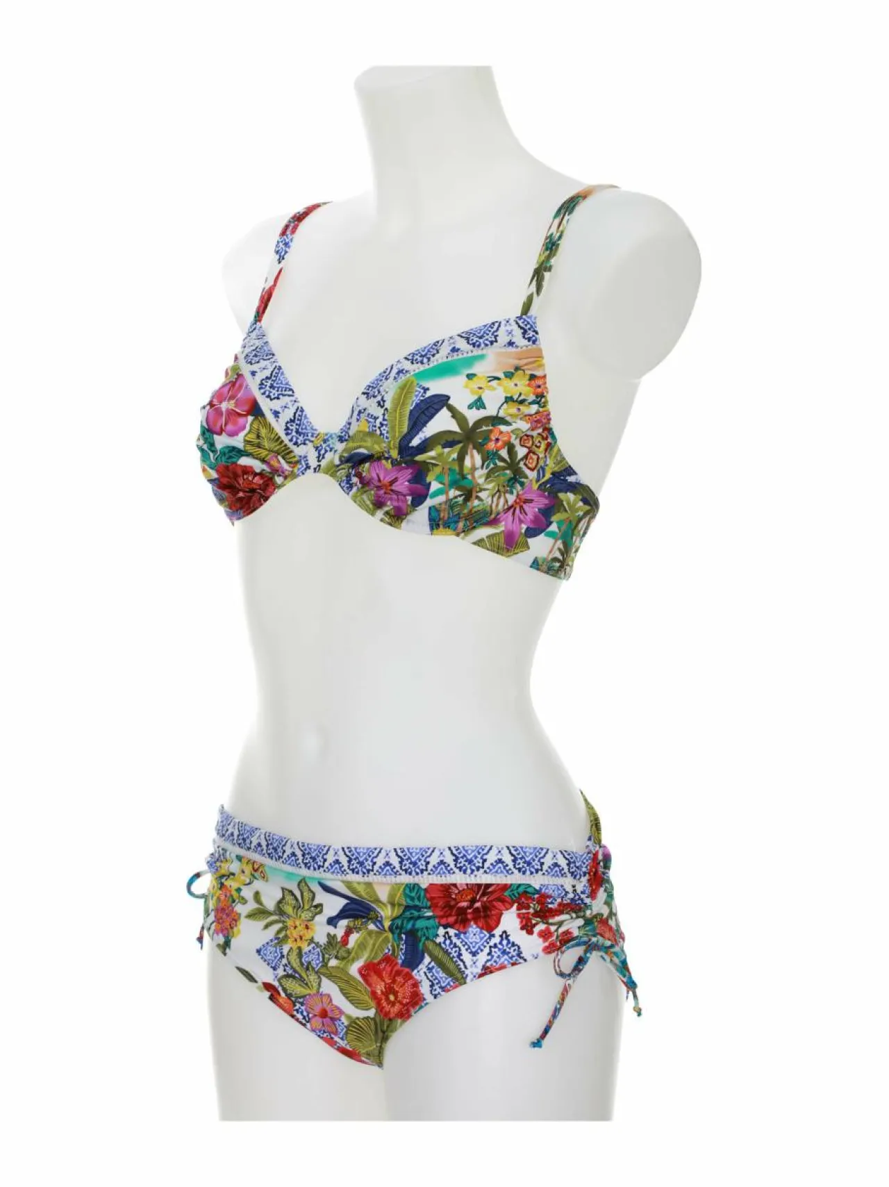 Uima-Asut<Sunflair Santorini-bikinit 199 WHITE-MULTICOLOR