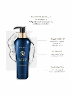 T-LAB Professional Sapphire Energy Duo Shampoo -hiusta vahvistava shampoo 250ml^ Hiustenhoito