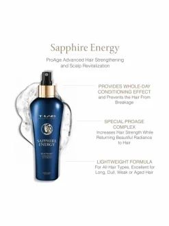 Lahjapakkaukset<T-LAB Professional Sapphire Energy Ritual Set -hiusta vahvistava lahjapakkaus, 3 tuotetta