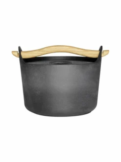 Keitto- & Paistoastiat<Iittala Sarpaneva-valurautapata 3 l MUSTA