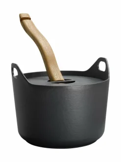 Keitto- & Paistoastiat<Iittala Sarpaneva-valurautapata 3 l MUSTA