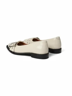 Kävelykengät & Loaferit<PAVEMENT Saso-nahkaloaferit 267 BEIGE PATENT