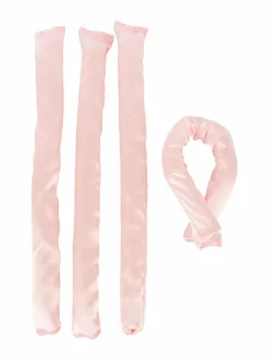 Hiustarvikkeet<Ibero Satiini papiljottipatukka, 4kpl LIGHT PINK