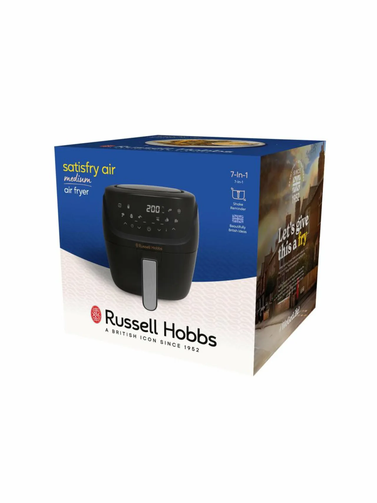 Muut Keittiölaitteet<Russell Hobbs SatisFry Air Medium -ilmafriteerauskeitin BLACK