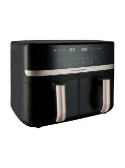 Muut Keittiölaitteet<Russell Hobbs Satisfry Dual Basket 9l Airfryer -kiertoilmakypsennin BLACK