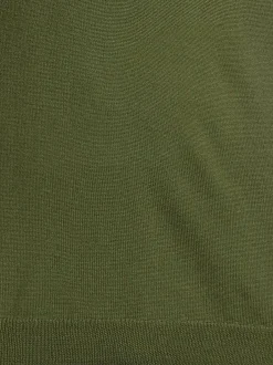 Neuleet<CONSTRUE Saul-merinoneulepaita DK.OLIVE EC15035