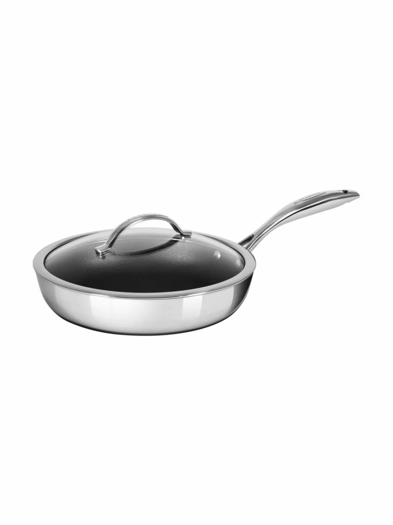 Keitto- & Paistoastiat<Scanpan Sauté HaptIQ -haudutuspannu kannella, 28 cm STEEL