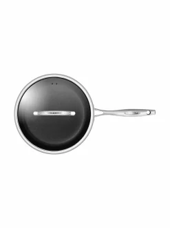 Keitto- & Paistoastiat<Scanpan Sauté HaptIQ -haudutuspannu kannella, 28 cm STEEL