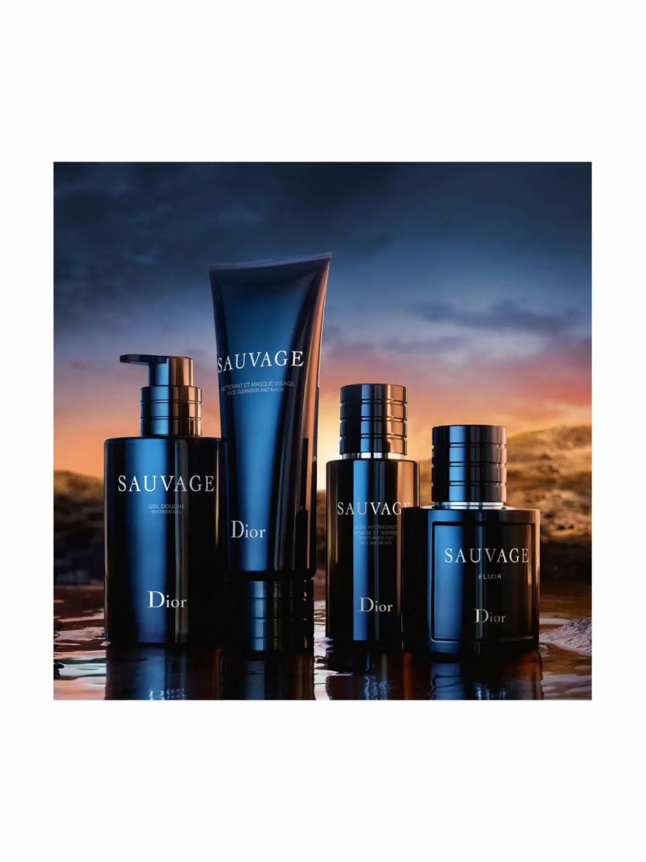 Kasvojenhoito<DIOR Sauvage Shaving Gel -parranajogeeli 125 ml
