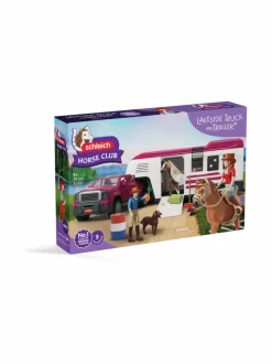 SCHLEICH HORSE CLUB Lakeside-lava-auto ja perävaunu^ Figuurit & Interaktiiviset Lelut