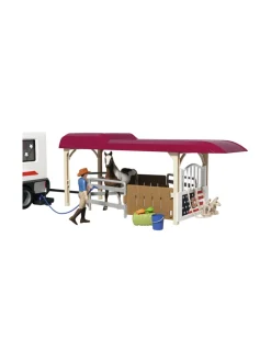 SCHLEICH HORSE CLUB Lakeside-lava-auto ja perävaunu^ Figuurit & Interaktiiviset Lelut