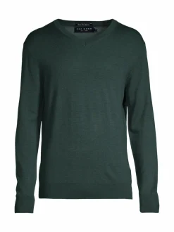Neuleet<Cap Horn Scott-merinoneulepaita DK. GREEN EC19139