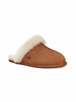Aamutossut<UGG Scuffette II -nahkatossut CHESTNUT