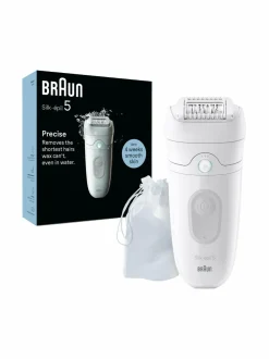 Ihokarvanpoisto<Braun SE5011 Epilator Silk-épil 5 -epilaattori WHITE