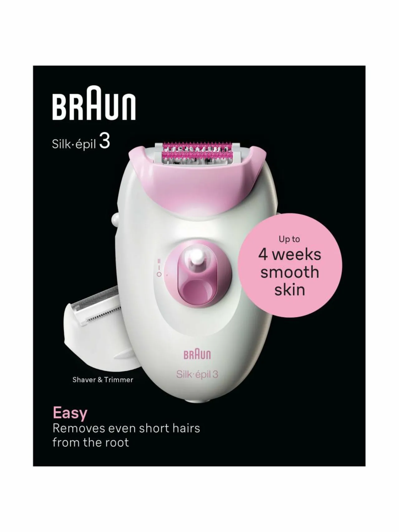 Braun SE3031 Silk-épil 3 -epilaattori^ Ihokarvanpoisto