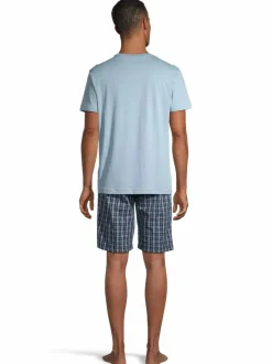 Pyjamat & Kylpytakit<Cap Horn loungewear Sebastian-pyjamapaita ja -shortsit LT. BLUE/ BLUE