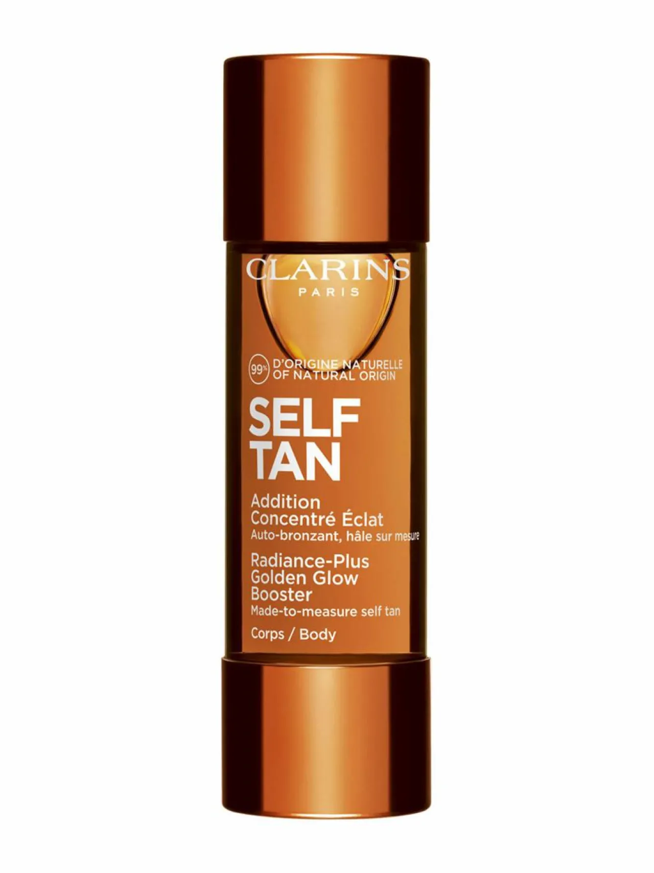 Aurinkotuotteet<Clarins Self Tan Radiance-Plus Golden Glow Booster -itseruskettava tiiviste 30 ml