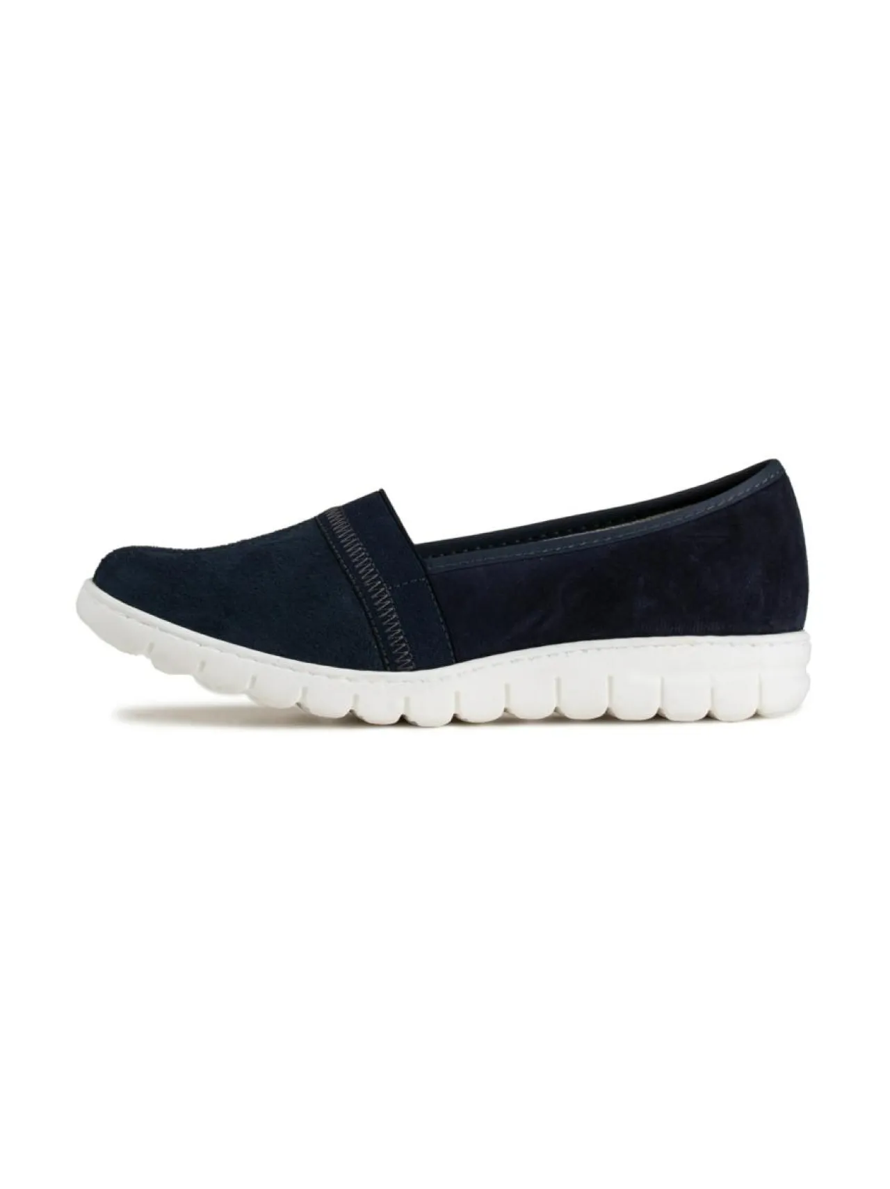 Kävelykengät & Loaferit<Pomar SELJA Naisten stretch ballerinat OCEAN STRETCH TEXTILE/OCEAN SUEDEWHT SOLE