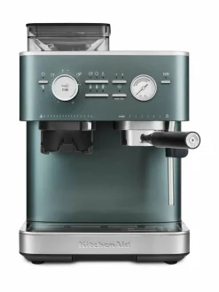 Kahvin- & Vedenkeittimet<KitchenAid Semi Auto Espresso KES6551 -puoliautomaattinen espressokone kahvimyllyllä JUNIPER