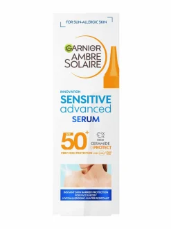 Aurinkotuotteet<Garnier Sensitive Advanced Body Serum SPF 50 -aurinkosuojaseerumi