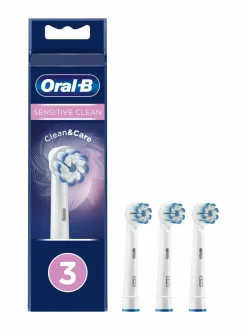 Hampaidenhoito<Oral-B Sensitive Clean -vaihtoharjat 3-pack WHITE