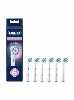 Hampaidenhoito<Oral-B SENSITIVE CLEAN -vaihtoharjat 6 kpl WHITE