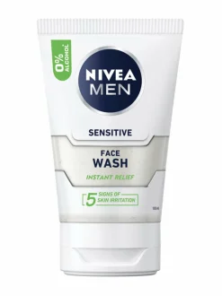 Kasvojenhoito<NIVEA MEN Sensitive Face Wash -puhdistusgeeli 100 ml