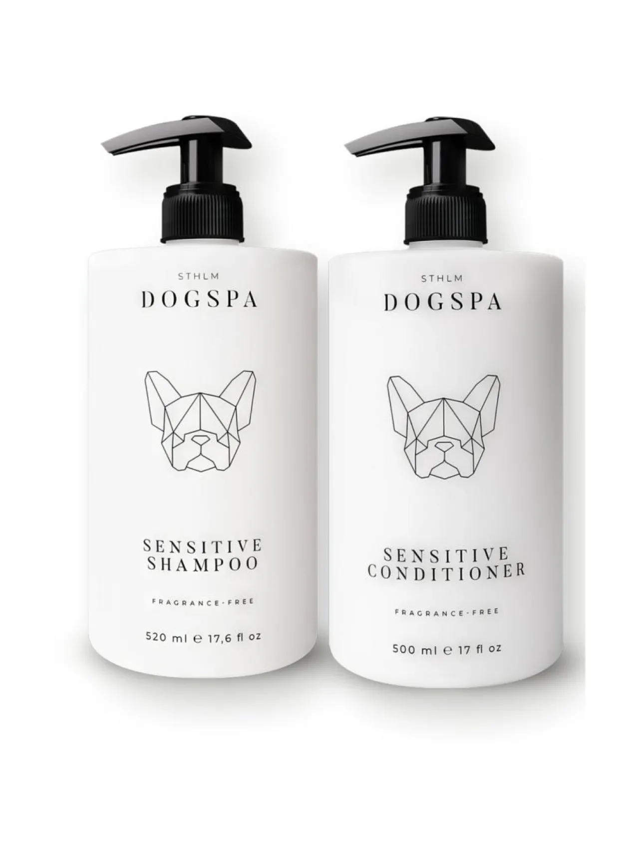 STHLM DOGSPA Sensitive shampoo + hoitoaine tuplapakkaus^ Hoitotuotteet Ja -Tarvikkeet