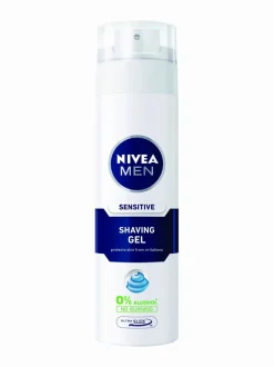 NIVEA MEN Sensitive Shaving Gel -parranajogeeli 200 ml^ Kasvojenhoito