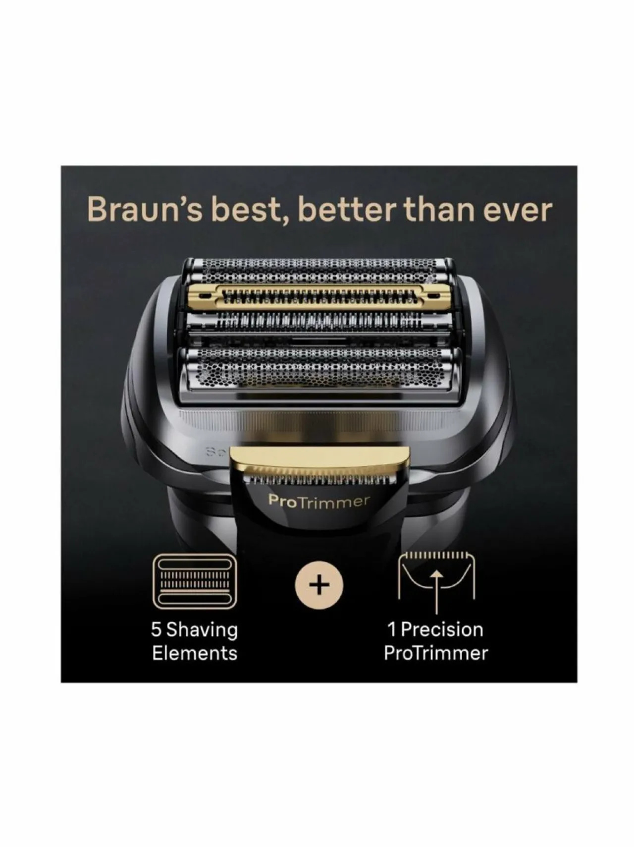 Braun Series-9 PRO+ -parranajokone^ Ihokarvanpoisto